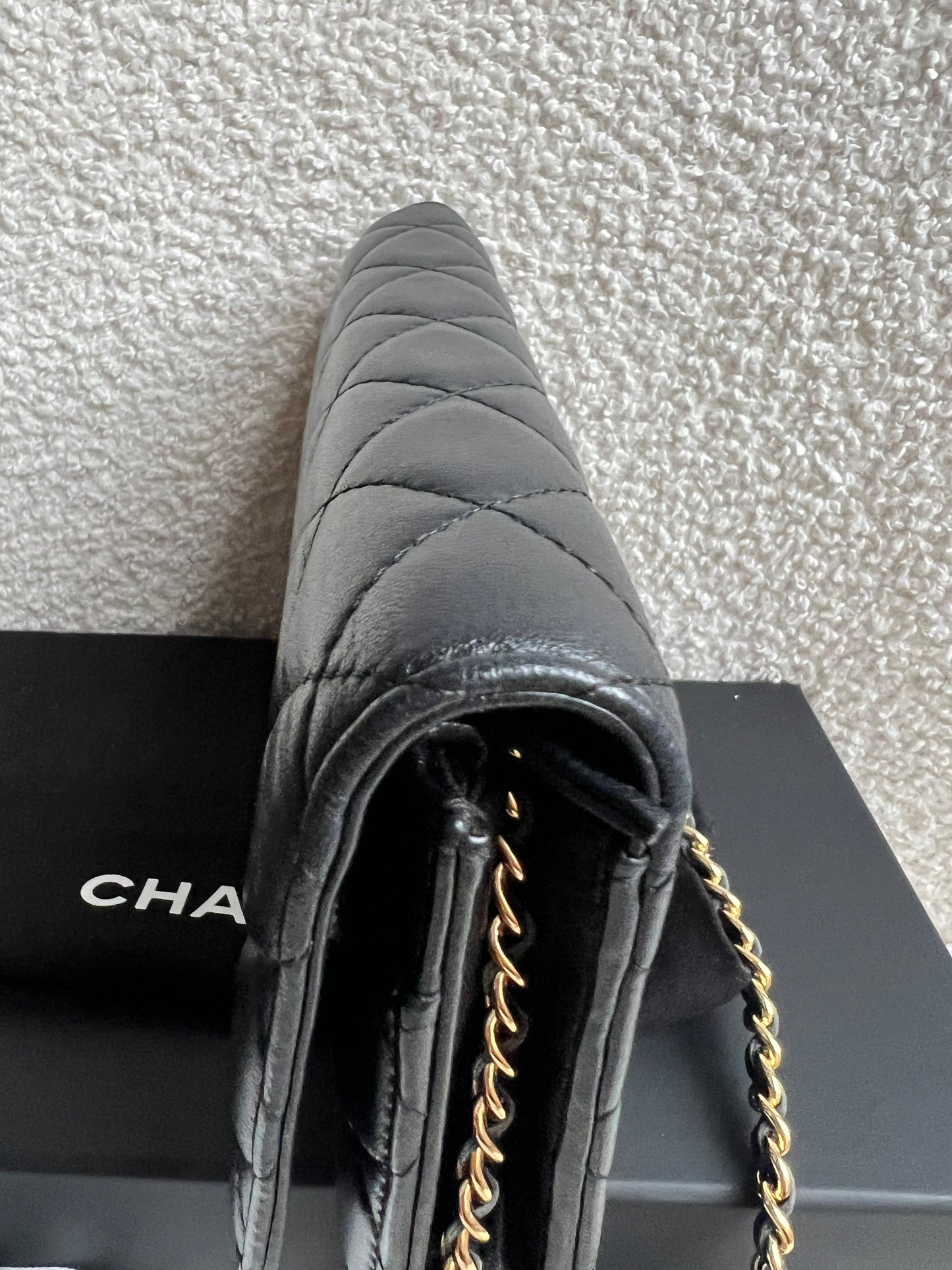 Chanel Wallet on Chain in Black Lambskin Gold Hardware (RRP £2,930)