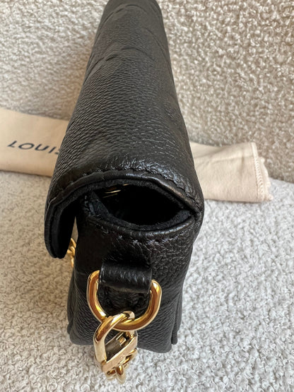 Louis Vuitton Ivy Wallet on Chain Bag Black Empreinte (RRP £1,490)