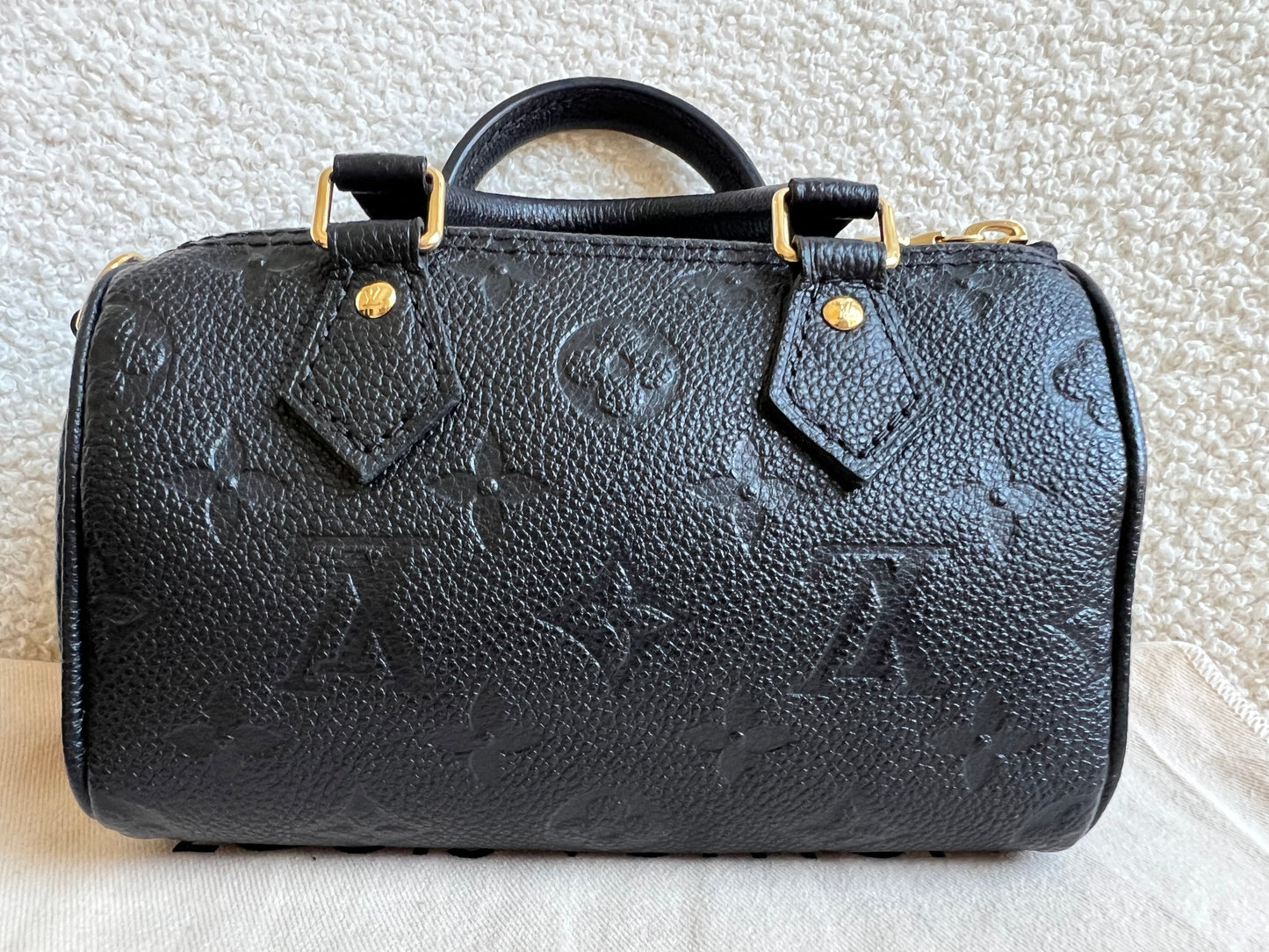 Louis Vuitton Speedy Nano Black Empreinte (RRP £1540)