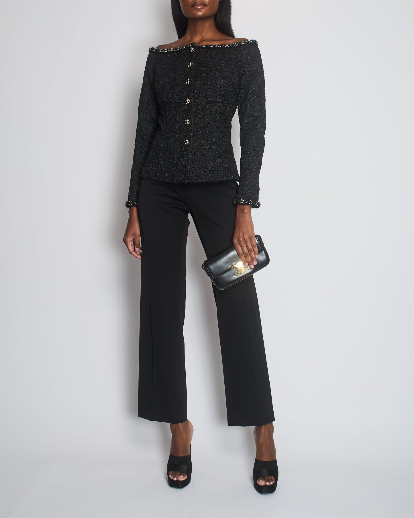 Chanel Black Luxury Shoulder Bag Style
