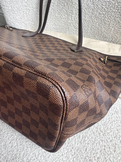 Louis Vuitton Neverfull MM Damier Ebene Rose Ballerine (RRP £1430)