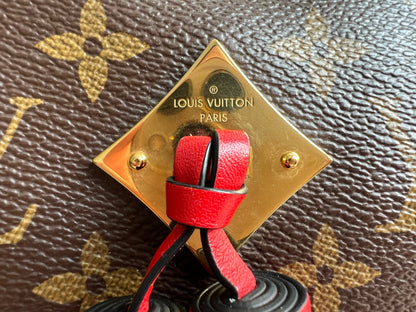 Louis Vuitton Saintonge Monogram Red