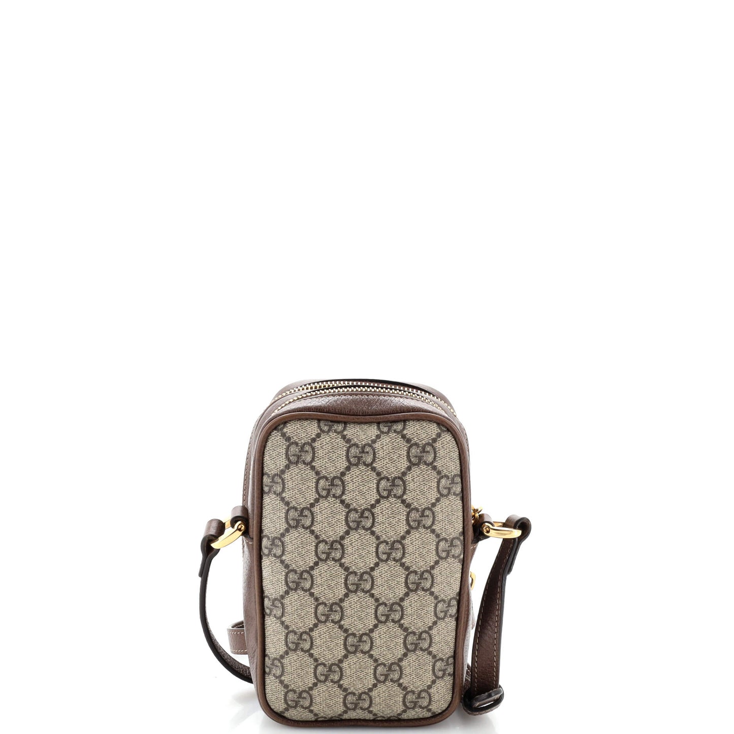 Ophidia Double Zip Crossbody Bag GG Coated Canvas Mini