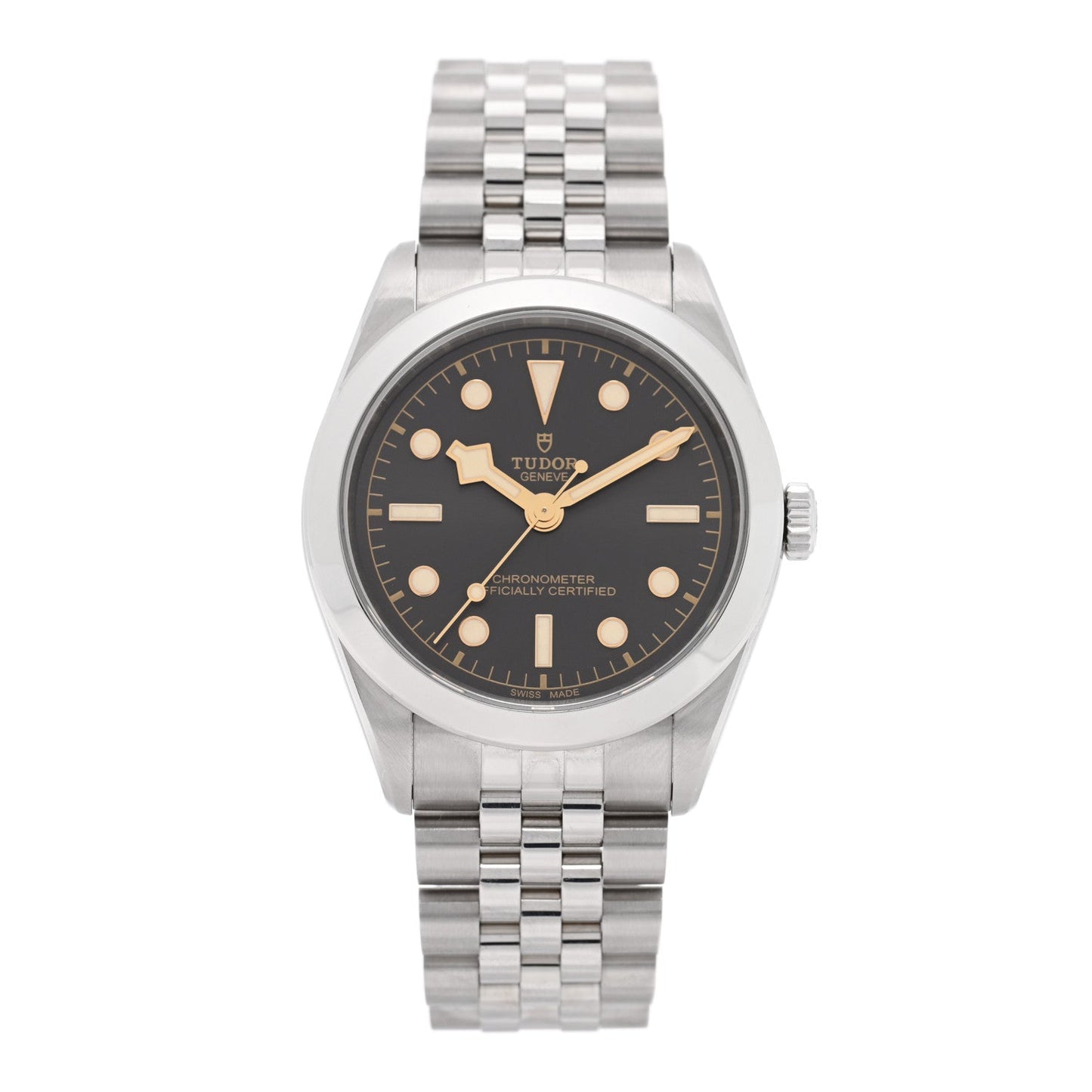 Stainless Steel 39mm Black Bay Automatic Watch Anthracite 79660