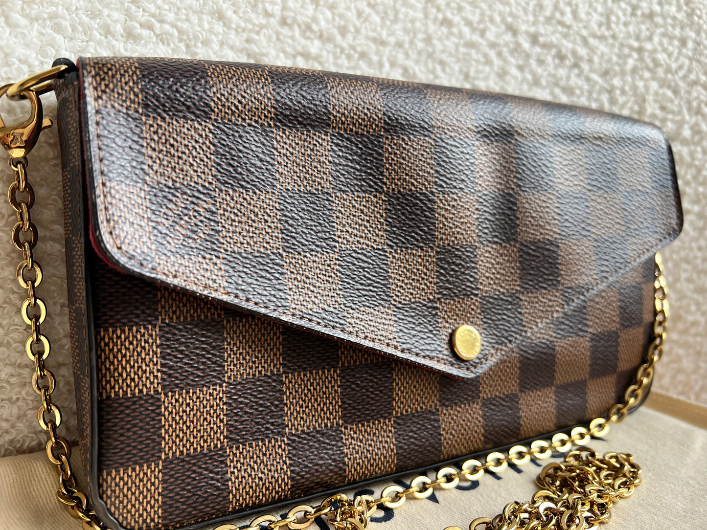 Louis Vuitton Felicie Pochette Damier Ebene (RRP £1110)