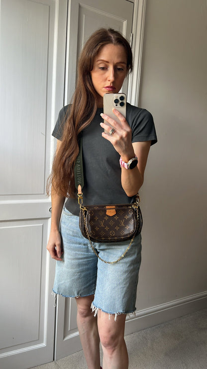 Louis Vuitton Multi Pochette Accessoires Khaki (RRP £2070)