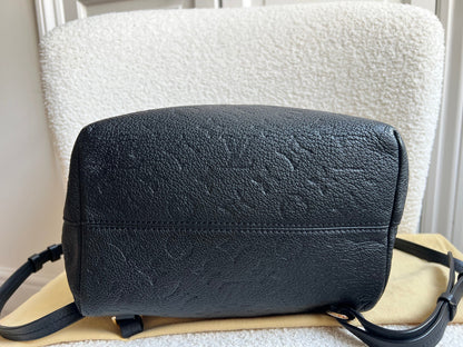 Louis Vuitton Montsouris Backpack Black Empreinte