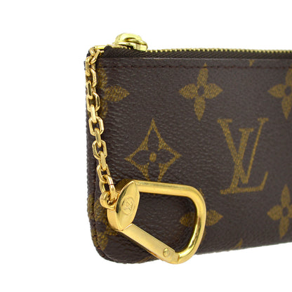 Louis Vuitton 2002 Monogram Pochette Cles Coin Purse Wallet M62650