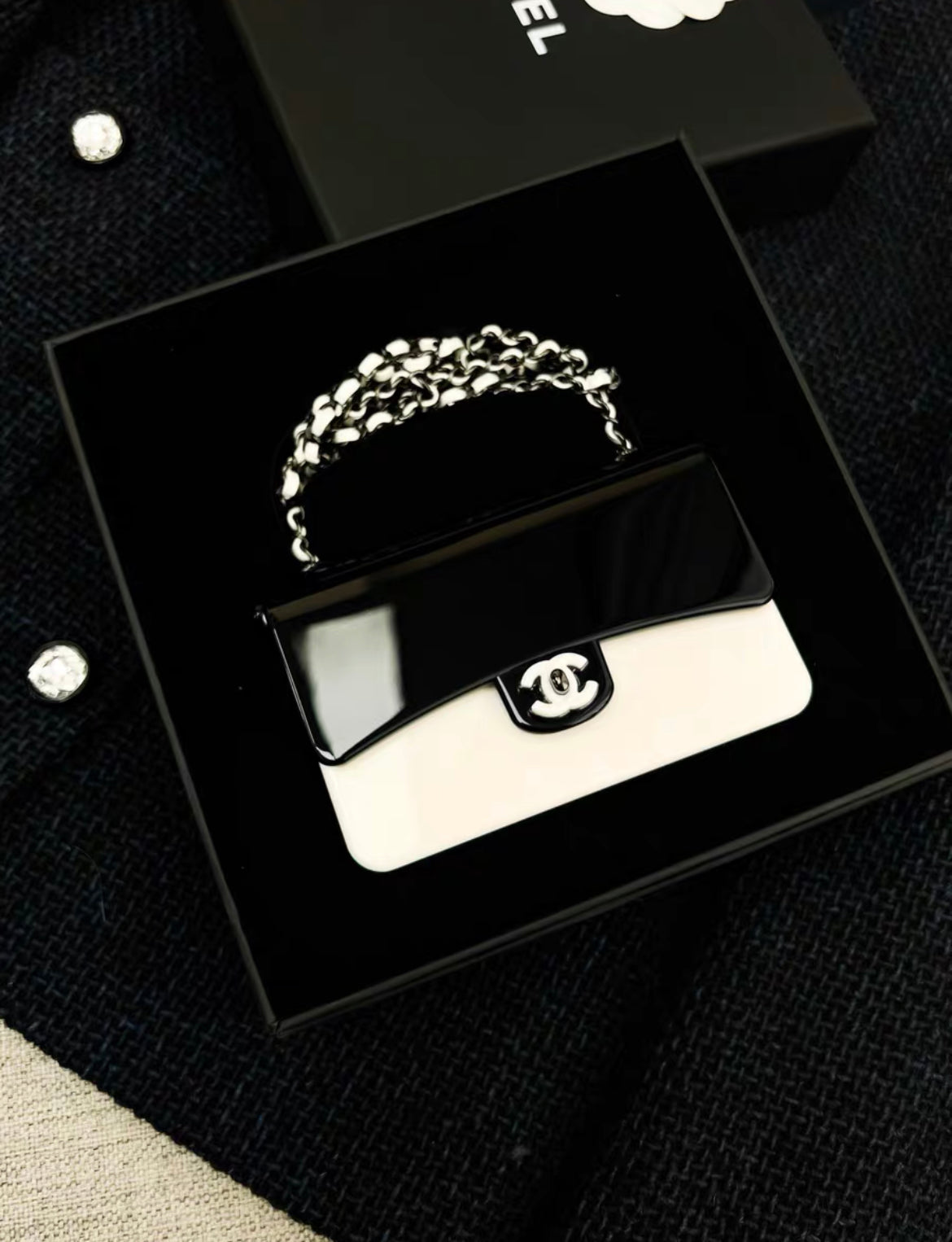 Chanel Luxury Leather Black Shoulder Bag Style 3