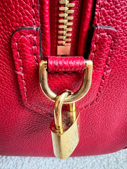Louis Vuitton Speedy 25 Red Empreinte (RRP £1,840)