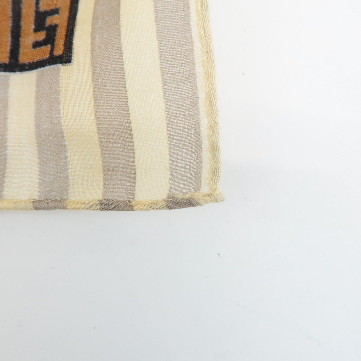 FENDI Set of 5 Cotton 100% Handkerchief Red Pink Brown Beige White