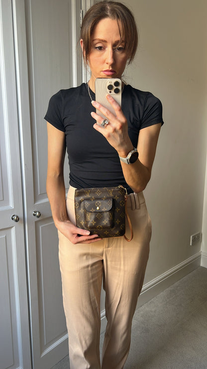 Louis Vuitton Monogram Partition Clutch
