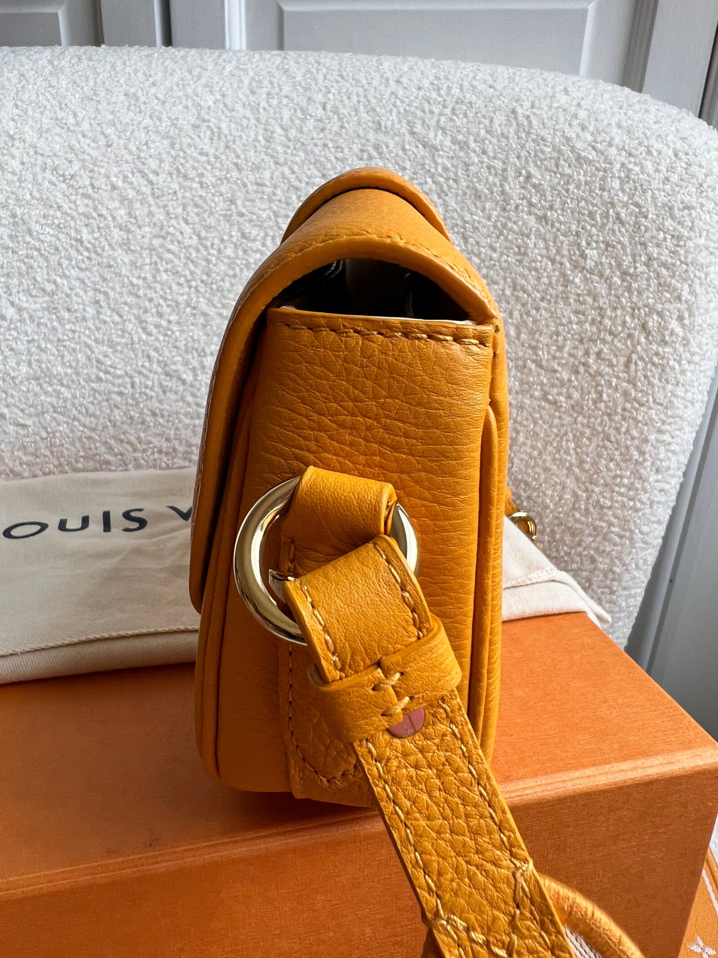 Louis Vuitton Pont 9 Soft PM Bag in Sunbeam (RRP £3030)