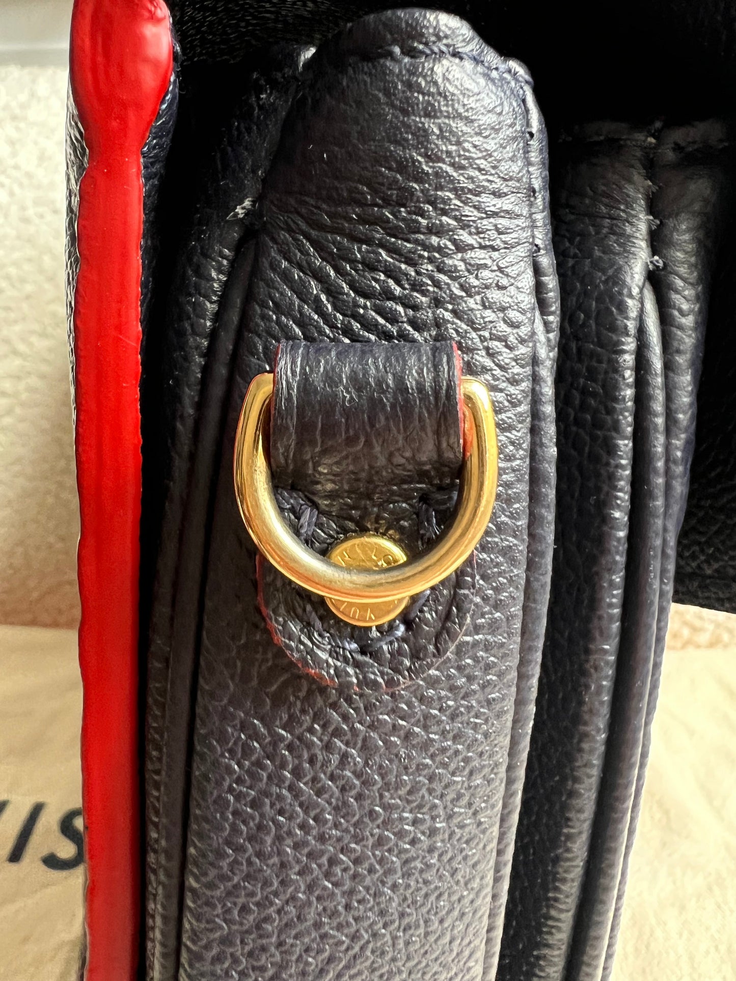 Louis Vuitton Pochette Metis Marine Rouge Empreinte (RRP £2,200)