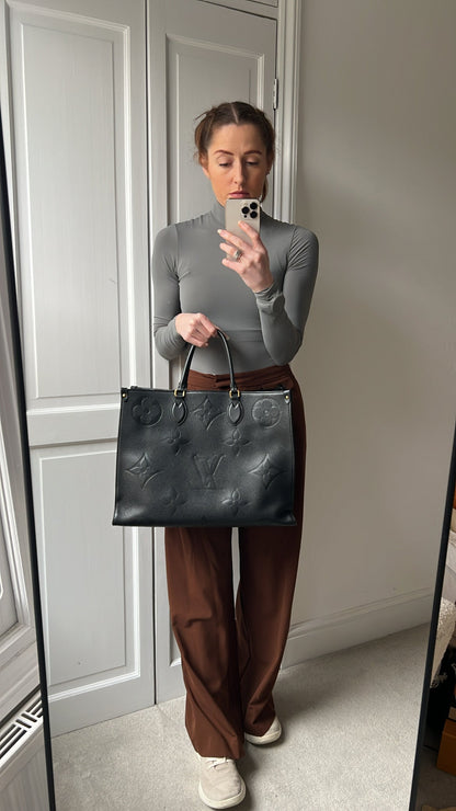 Louis Vuitton On the Go GM Black Empreinte (RRP £2,620)