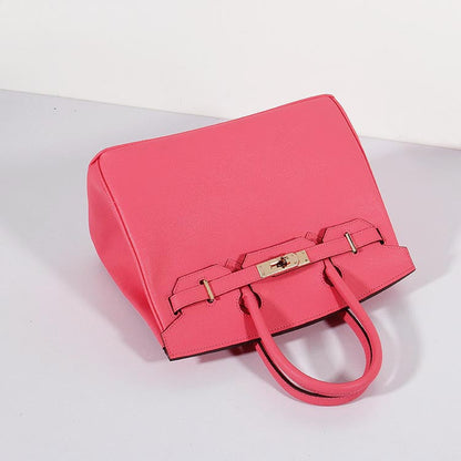 Luxury Hermes 30Cm Birkin Bag Epsom Leather With Strap Rose Lipstick Gold