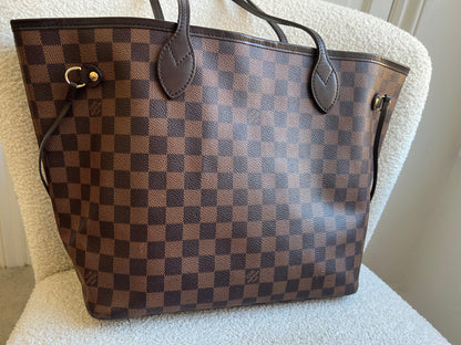 Louis Vuitton Neverfull MM Damier Ebene Cherry Interior (RRP £1,430)