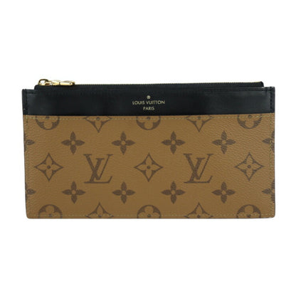 Louis Vuitton   Monogram Reverse Leather Long Wallet (Bi-Fold)
