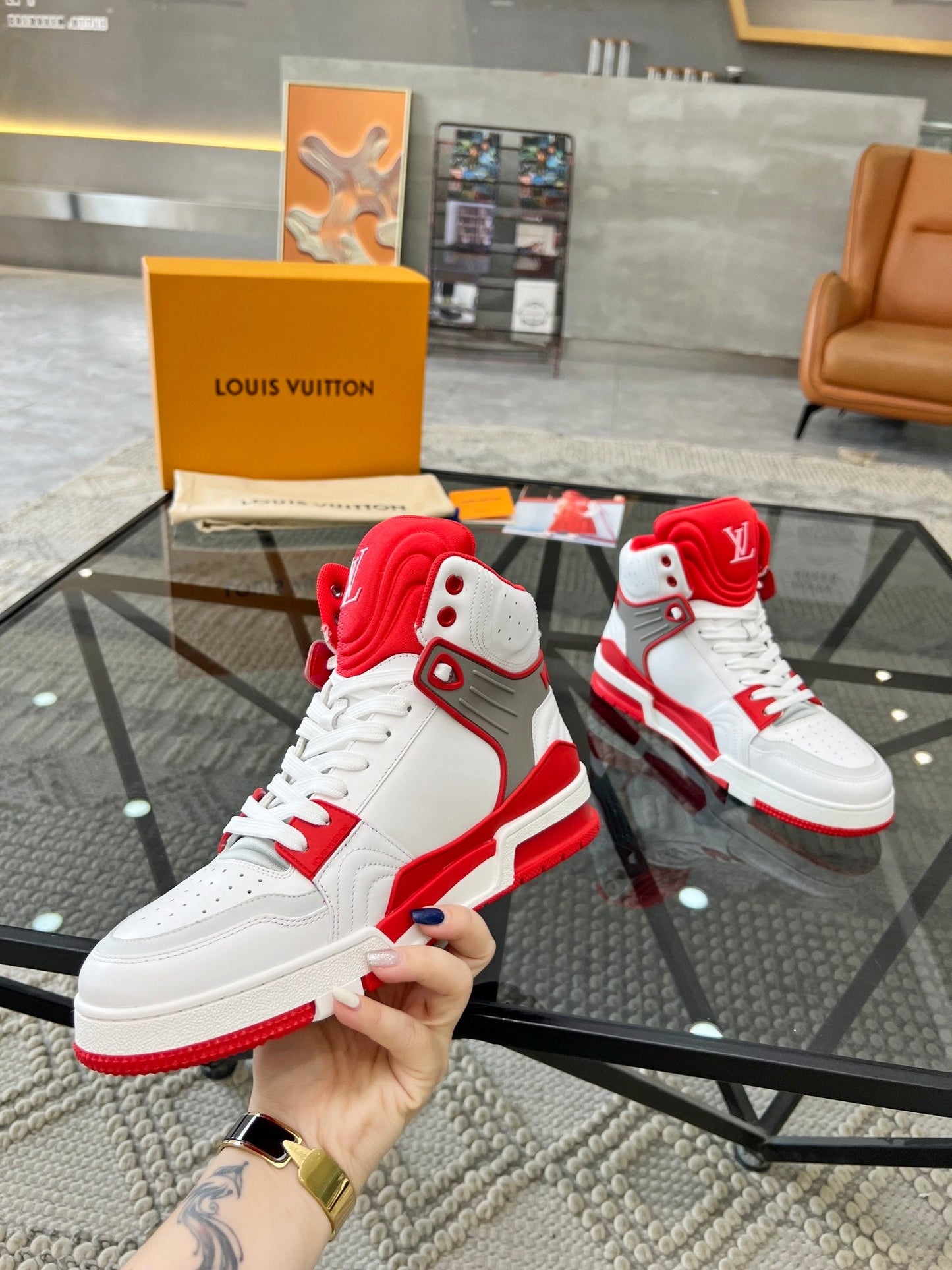 Louis Vuitton Trainer Sneakers Boot