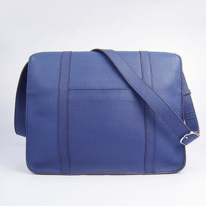 Luxury Hermes Steve Ladies Shoulder Bag Blue