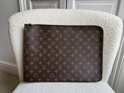 Louis Vuitton Monogram Poch Documents Portfolio Case 39