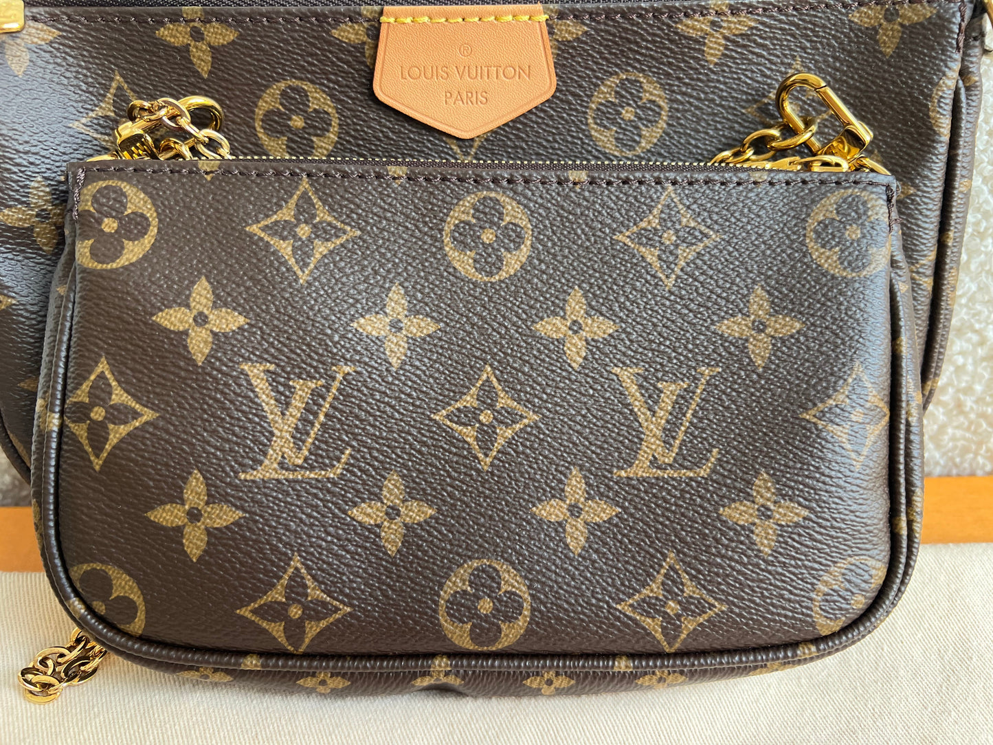 Louis Vuitton Multi Pochette Accessoires Rose Chiaro (RRP £2070)