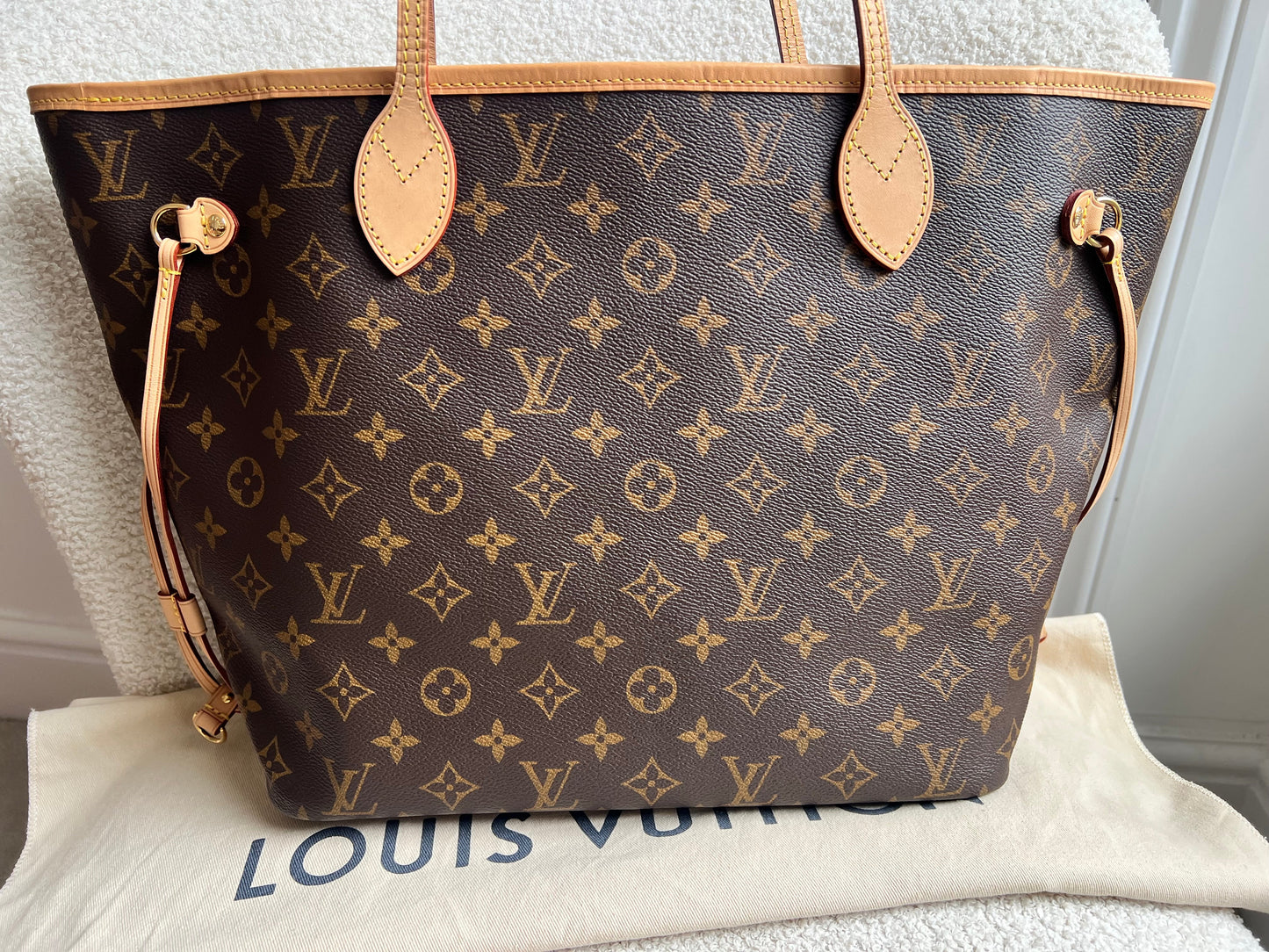 Louis Vuitton Neverfull MM Monogram Pivoine (RRP £1,430)