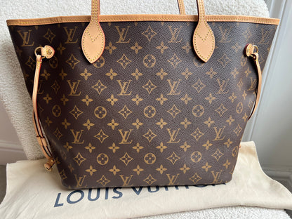 Louis Vuitton Neverfull MM Monogram Pivoine (RRP £1,430)