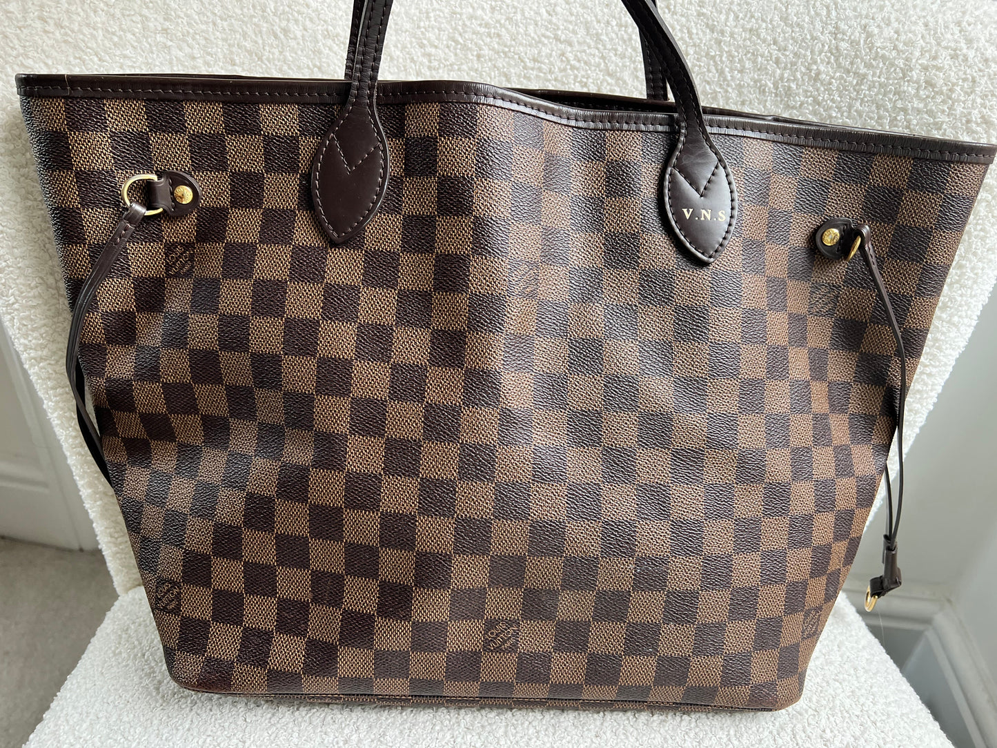 Louis Vuitton Neverfull MM Damier Ebene Cherry Interior (RRP £1,430)