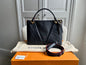 Louis Vuitton V Tote MM Navy Empreinte (RRP £2,390)