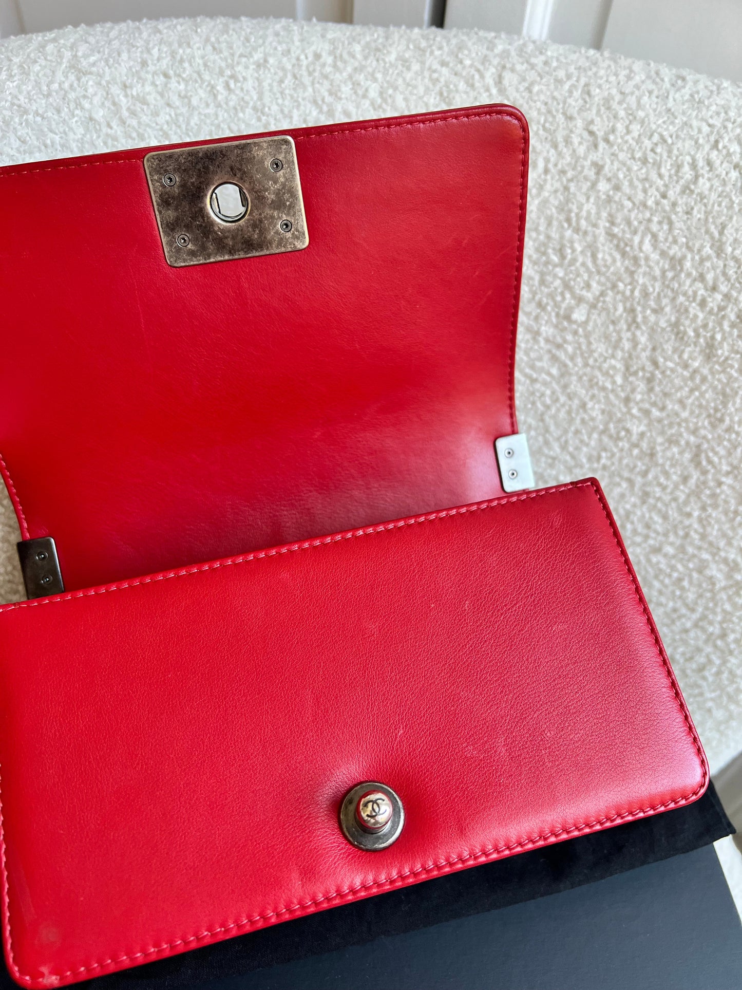 Chanel Small Red Boy Bag (RRP £5,390)