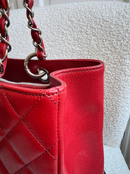 Chanel Red Caviar Grand Shopper Tote (GST)