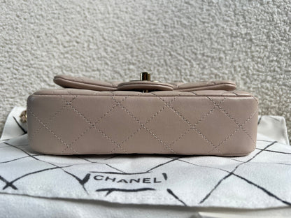 Chanel Mini Rectangular Classic Flap in Lambskin (RRP £4,390)