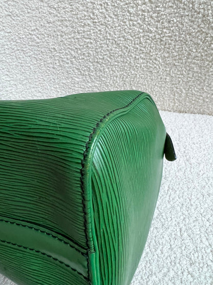 Louis Vuitton Speedy 30 Green Epi