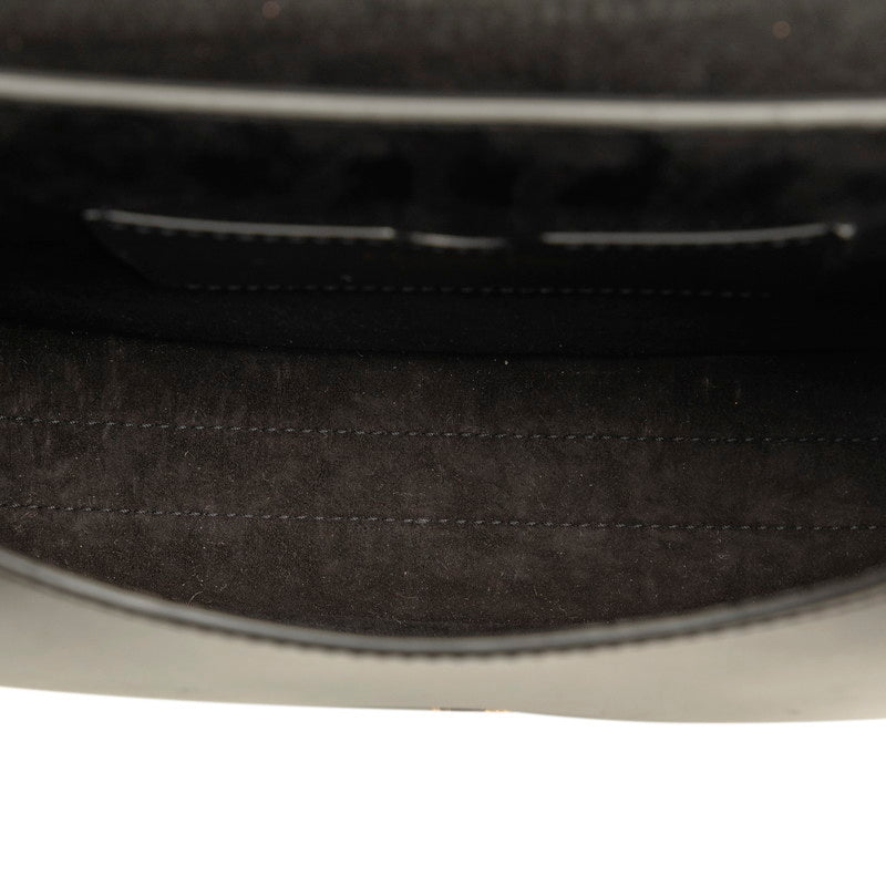 Christian Dior Shoulder Bag Crossbody Bag Black Calf Leather M9319UMOL