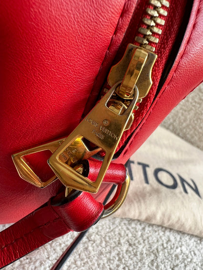 Louis Vuitton Saintonge Monogram Red
