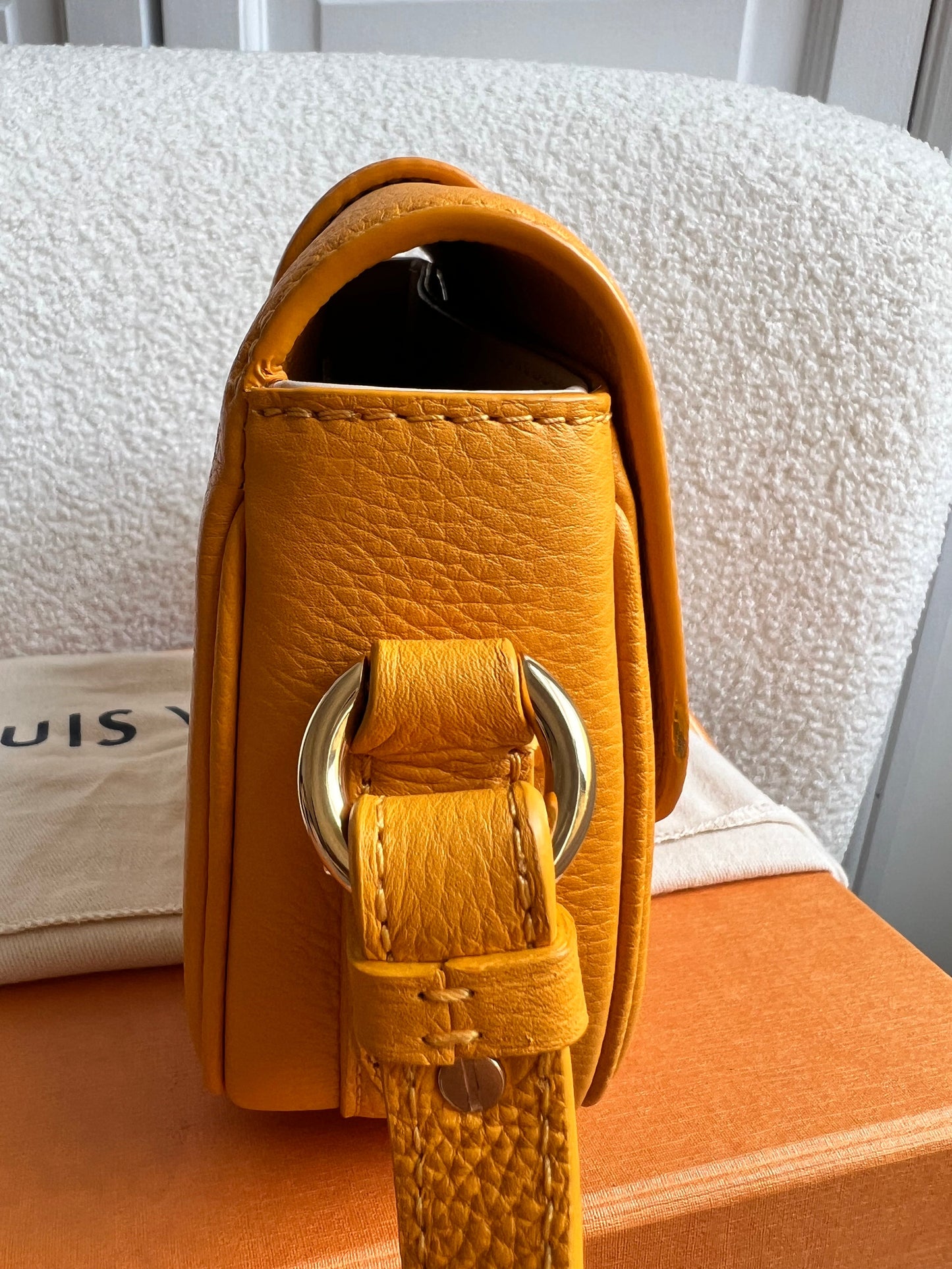 Louis Vuitton Pont 9 Soft PM Bag in Sunbeam (RRP £3030)