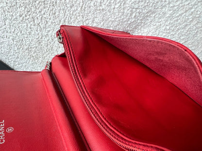 Chanel Red Lambskin Wallet on Chain (RRP £2,930)