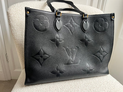 Louis Vuitton On the Go GM Black Empreinte (RRP £2,620)