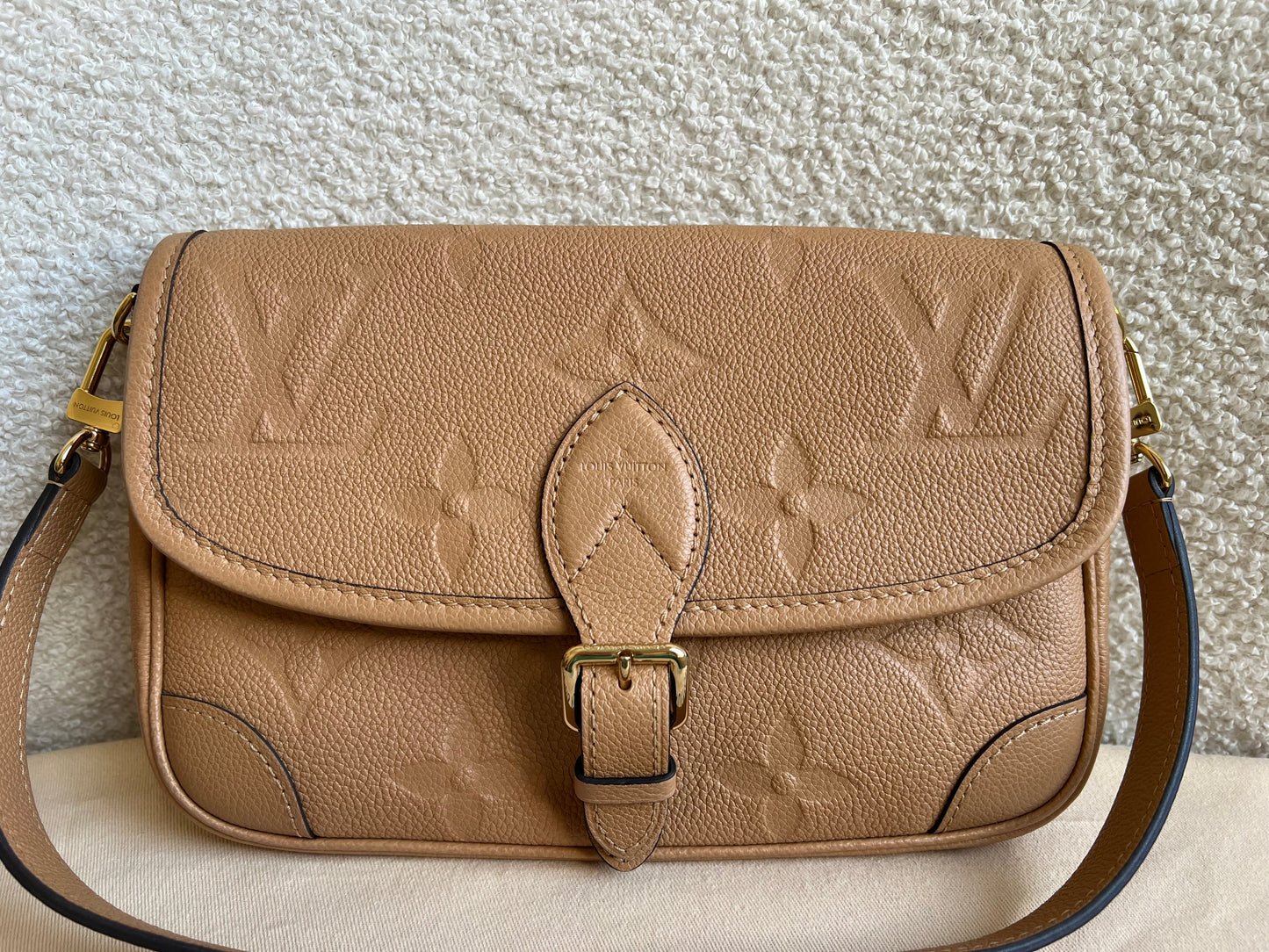 Louis Vuitton Diane Satchel Sand Empreinte (RRP £2,120)