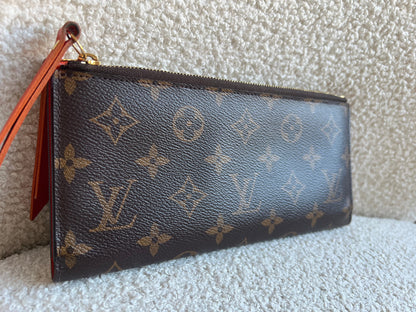 Louis Vuitton Adele Wallet Monogram and Orange