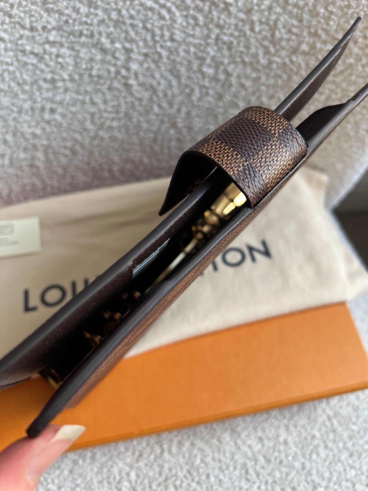 Louis Vuitton Damier Ebene Large Ring Agenda Cover (RRP £595)