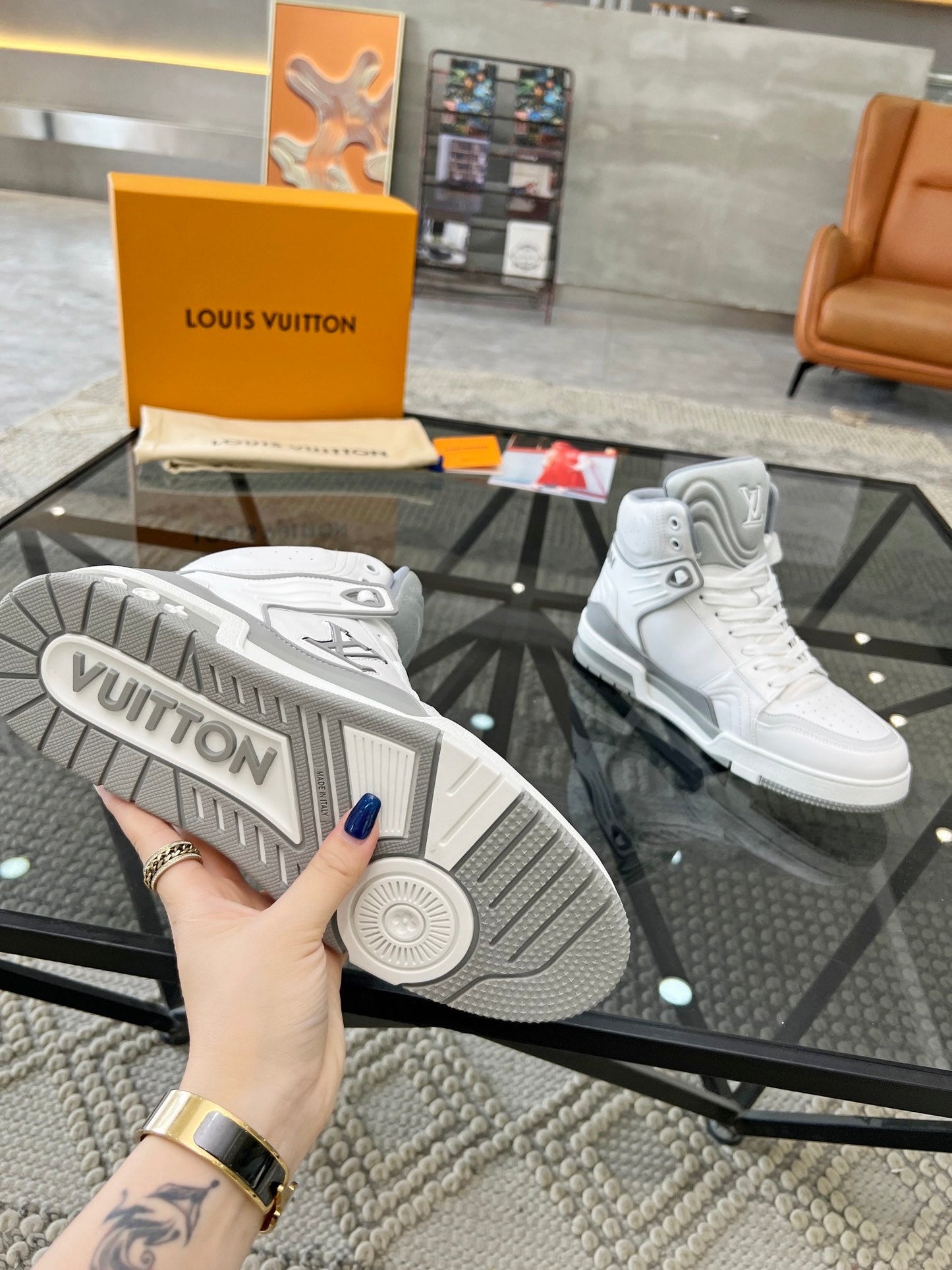 Louis Vuitton Trainer Sneakers Boot