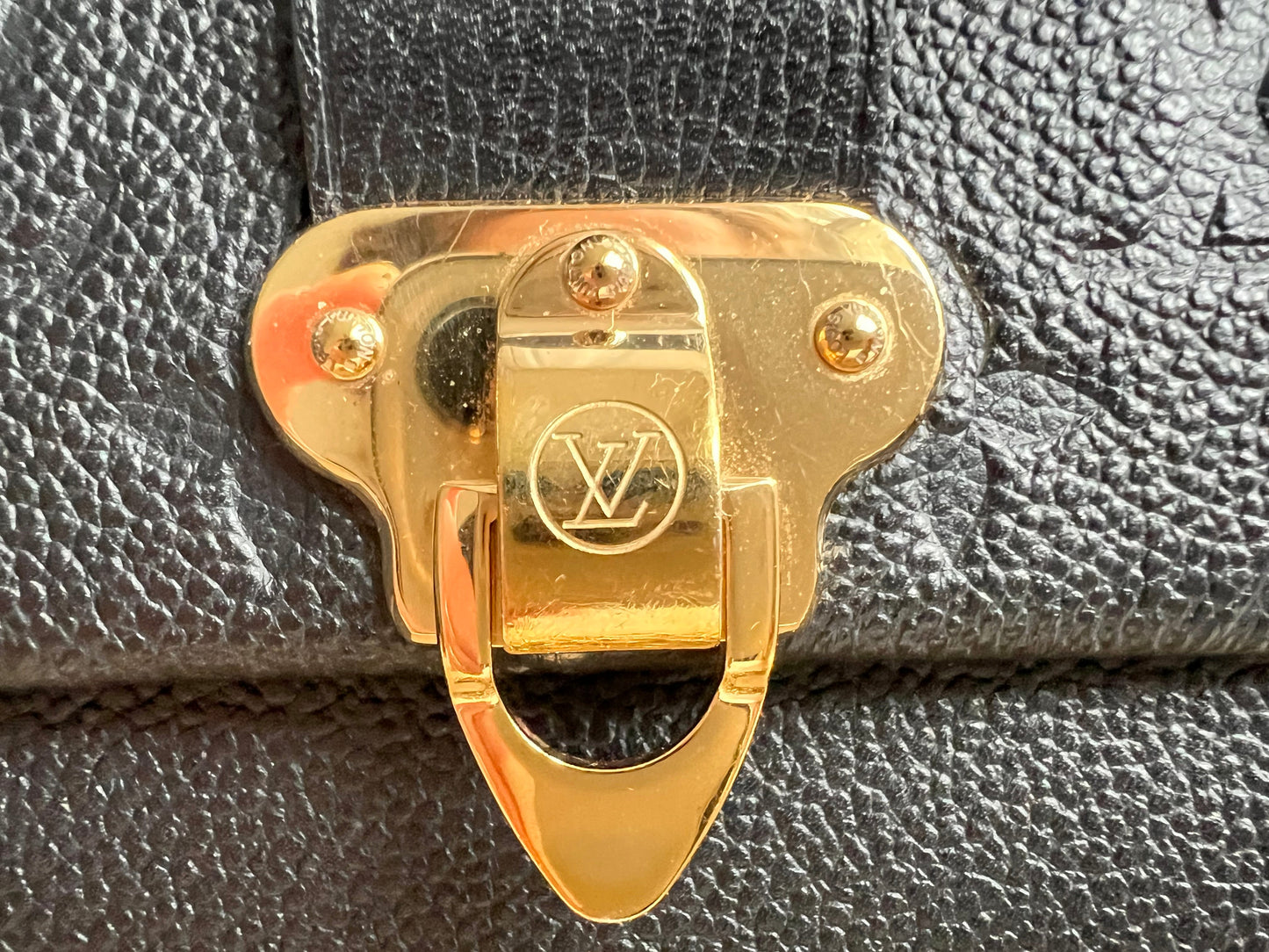 Louis Vuitton Black Empreinte Vavin Chain Wallet (RRP £1430)