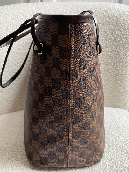 Louis Vuitton Neverfull MM Damier Ebene Cherry Interior (RRP £1,430)