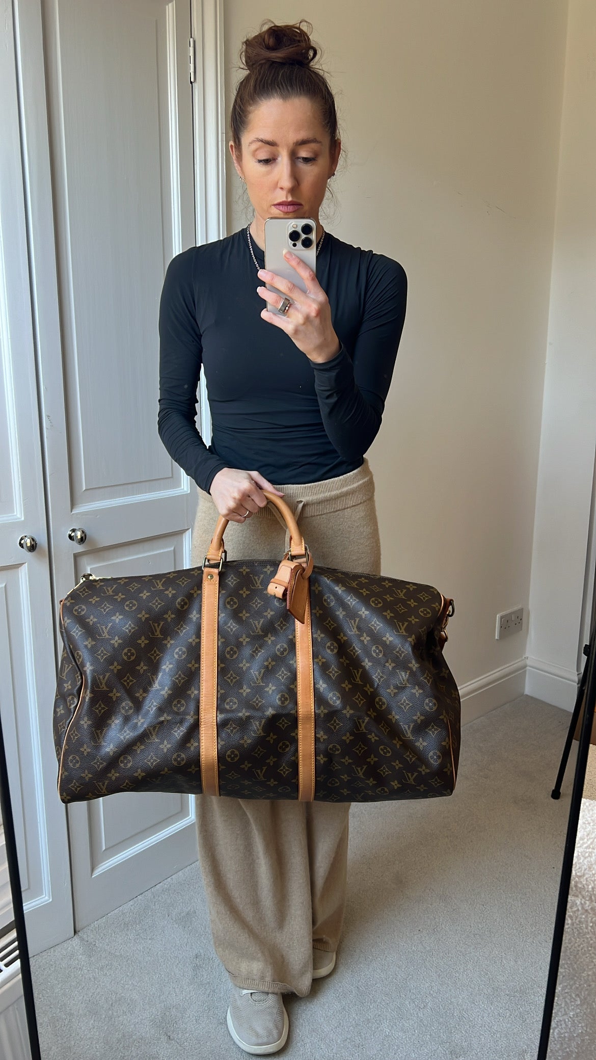 Louis Vuitton Vintage Keepall Bandouliere 60
