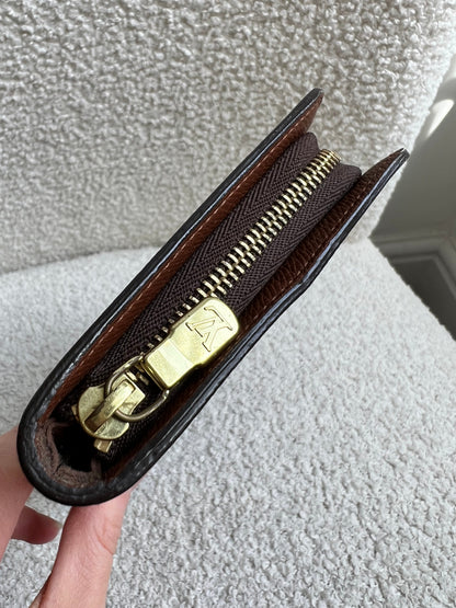 Louis Vuitton Porte Monnaie Zip Around Long Wallet in Monogram