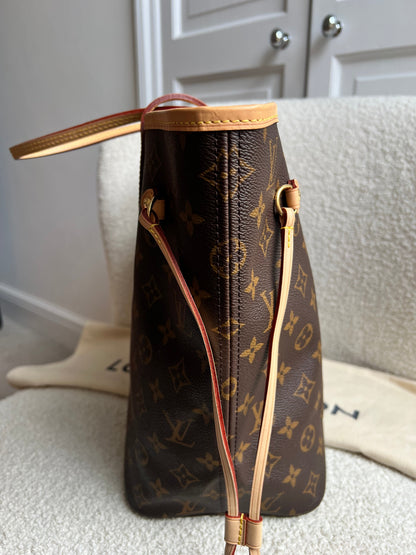 Louis Vuitton Neverfull MM Monogram Pivoine (RRP £1,430)