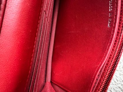 Chanel Red Lambskin Wallet on Chain (RRP £2,930)