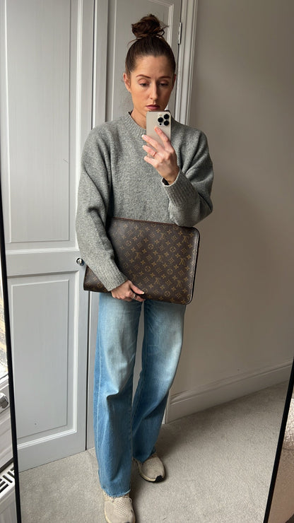 Louis Vuitton Monogram Poch Documents Portfolio Case 39